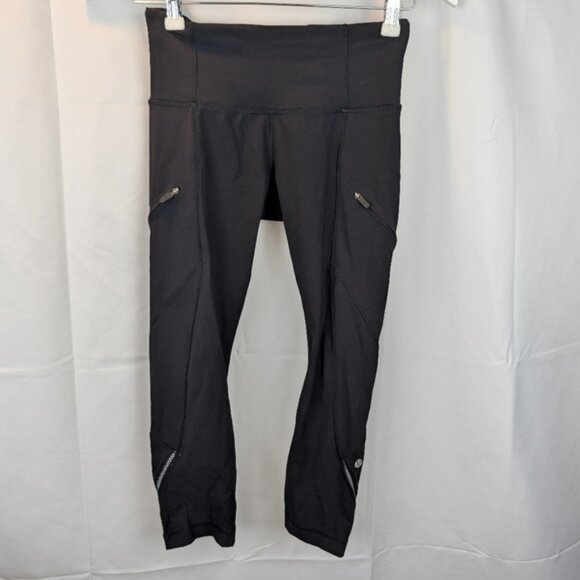 Lululemon Cadence Crusher Tight size 4 in EUC cropped to 22  inseam - Picture 6 of 13